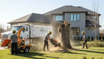Professional landscaping and tree removal service in Boston, MA by Chop Chop Tree experts