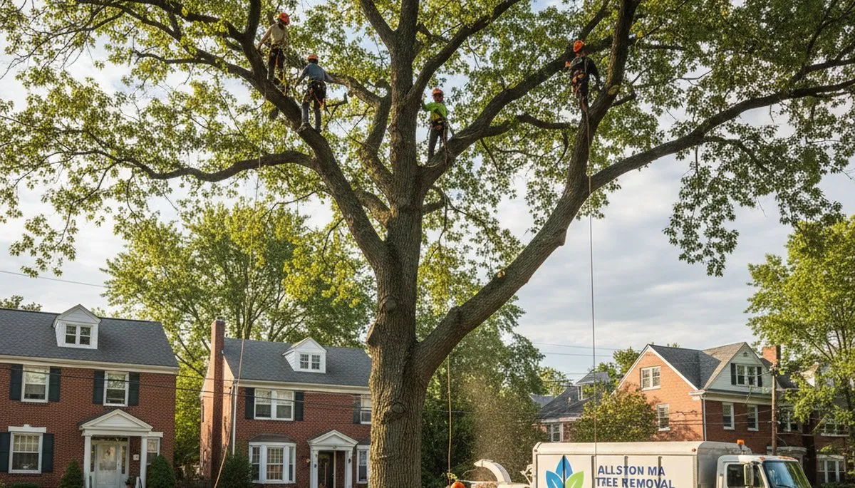 Professional tree removal service in Boston MA by certified arborists | TreeServicesInBoston.com