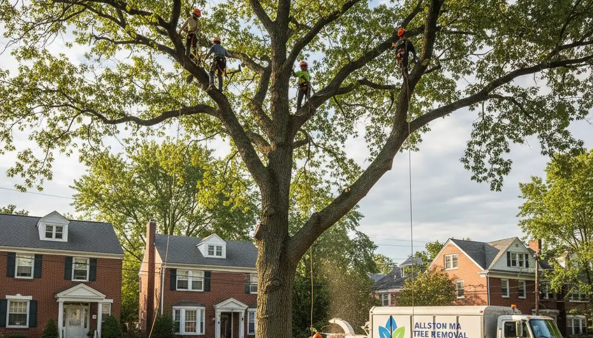 Professional tree removal service in Boston MA by certified arborists | TreeServicesInBoston.com