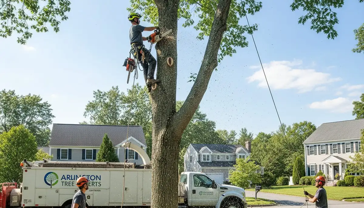 Professional tree removal service in Boston MA by certified arborists