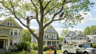 Professional tree removal service in Boston MA by certified arborists | treeservicesinboston.com