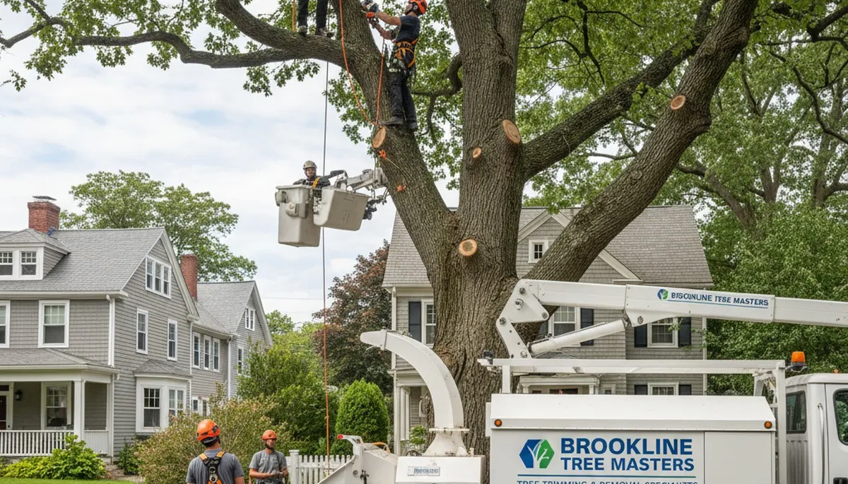 Professional tree removal service in Boston MA by certified arborists