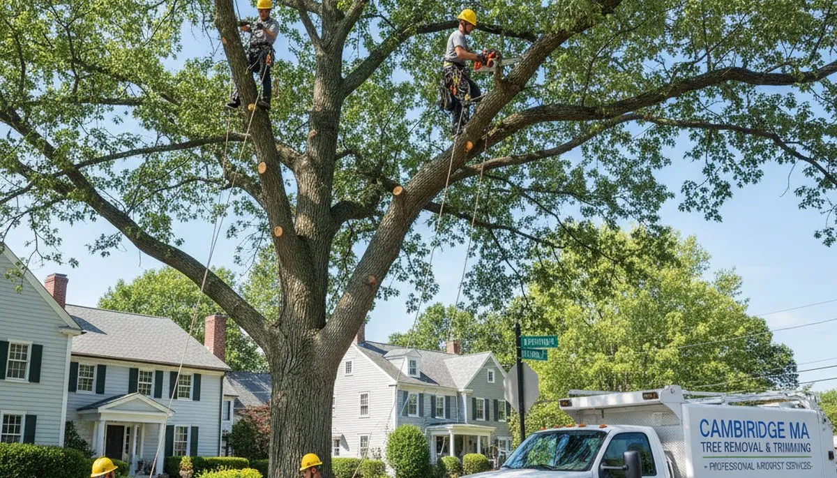 Professional tree removal service in Boston MA by certified arborists at treeservicesinboston.com