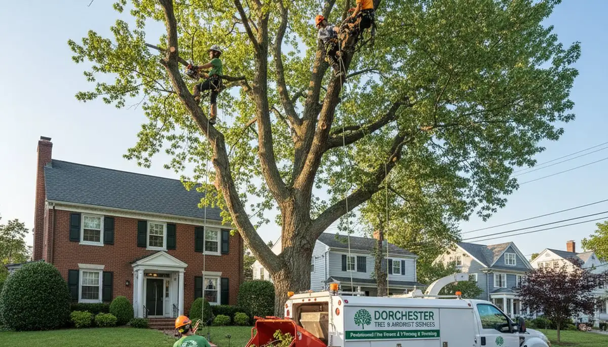Professional tree removal service in Boston MA by certified arborists