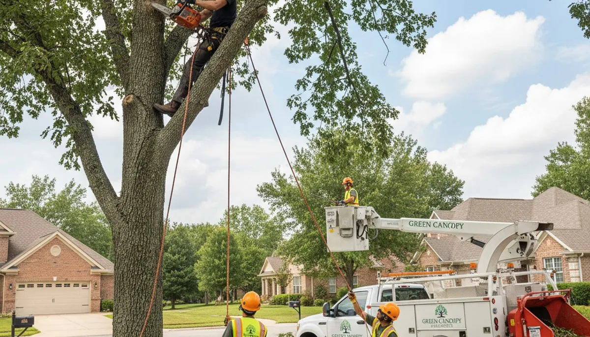 Professional tree trimming service in Boston, MA improving urban canopy health and yard safety