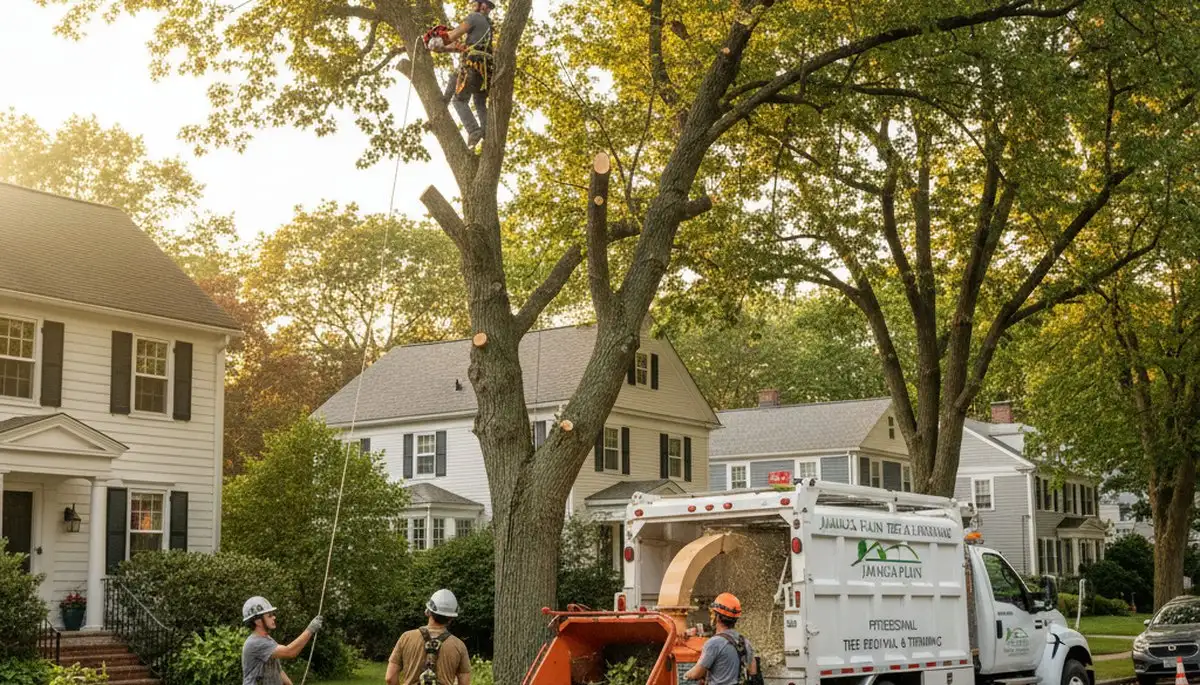 Professional tree removal services in Boston MA by certified arborists at treeservicesinboston.com