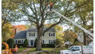 Professional tree removal service in Boston MA by certified arborists at treeservicesinboston.com