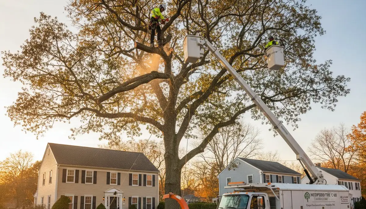 Professional tree removal service in Boston MA by certified arborists