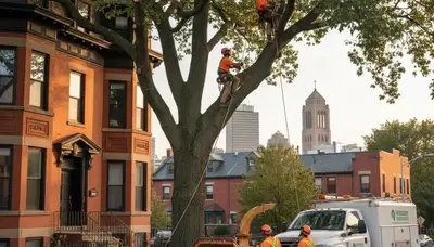Professional tree removal service in Boston MA by certified arborists