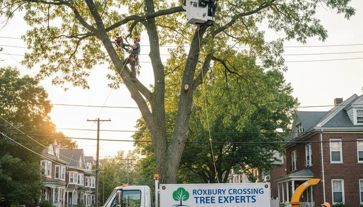 Professional tree removal service equipment in Boston MA by local tree experts
